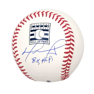 David Ortiz Autographed Boston Red Sox MLB Hall Of Fame Baseball W/Big Papi Beckett Witnessed