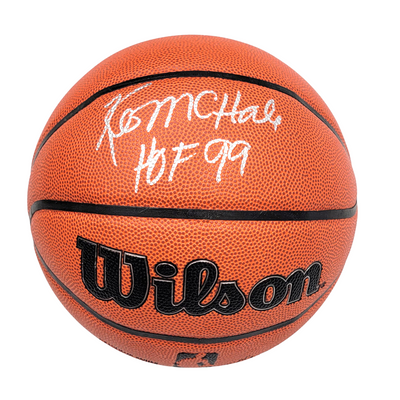 Kevin McHale Autographed Boston Celtics Wilson NBA Replica Game Basketball W/ HOF 99 Beckett Authenticated
