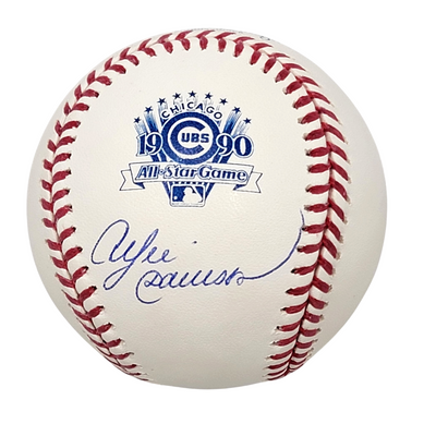 Andre Dawson Autographed Chicago Cubs 1990 All Star Game Baseball Beckett Witnessed