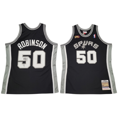 David Robinson Autographed San Antonio Spurs Black 1998-99 Mitchell & Ness Authentic Jersey Beckett Witnessed