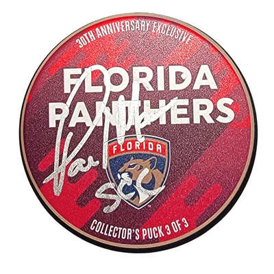 Paul Maurice Autographed Florida Panthers 30th Anniversary Puck W/ SCC Beckett