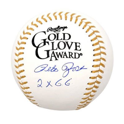 Pete Rose Autographed Cincinnati Reds Official Gold Glove Baseball W/ 2X GG Beckett Authenticated