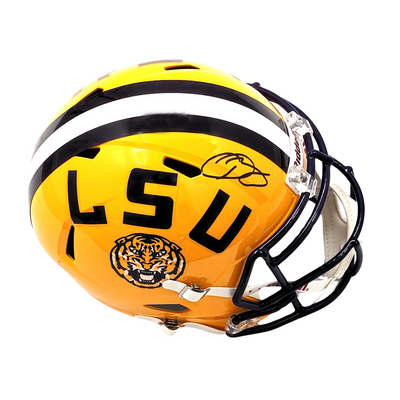 Odell Beckham Jr. Autographed LSU Tigers Replica Helmet Beckett Witnessed