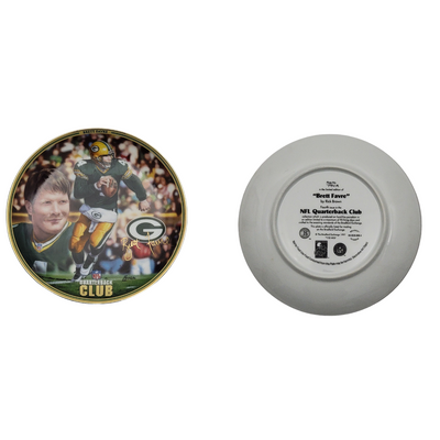 Brett Favre Green Bay Packers NFL Quarterback Club Bradford Exchange Plate