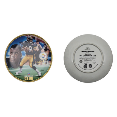 Kordell Stewart Pittsburgh Steelers NFL Quarterback Club Bradford Exchange Plate