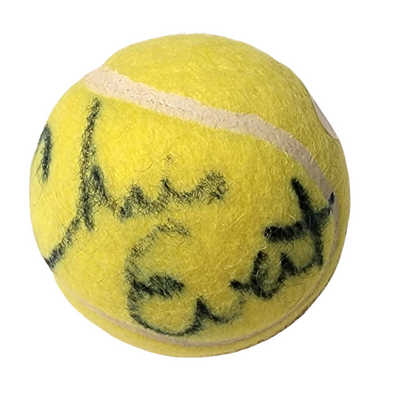Chris Evert Autographed Wilson US Open Tennis Ball Beckett Authenticated