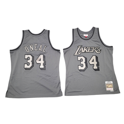 Shaquille O'Neal Autographed Los Angeles Lakers 1996-97 Mitchell & Ness Metal Works Jersey PSA/DNA ITP