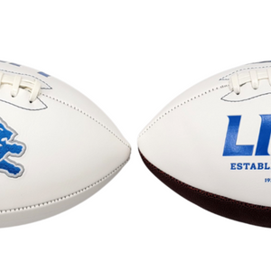 Penei Sewell Autographed Detroit Lions Logo Football Beckett Witnessed