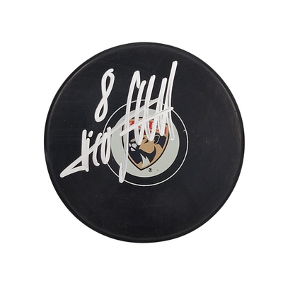 Nico Sturm Autographed Florida Panthers Logo Hockey Puck Beckett Authenticated