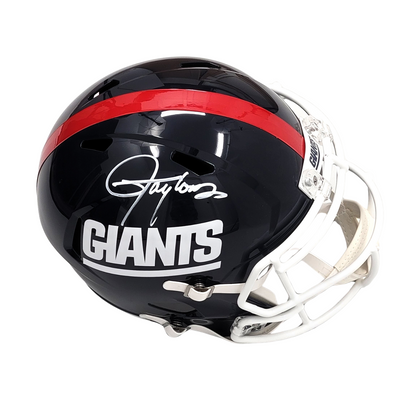 Lawrence Taylor Autographed New York Giants T/B Replica Helmet Beckett Witnessed
