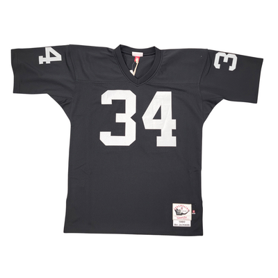 Bo Jackson Autographed Oakland Raiders Mitchell & Ness Authentic Jersey Beckett Witnessed
