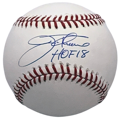 Jim Thome Autographed Cleveland Indians White Sox Twins Phillies MLB Baseball W/HOF 18 Beckett Witnessed