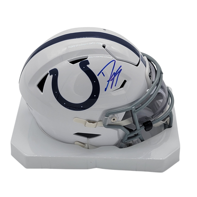Dwight Freeney Autographed Indianapolis Colts MIDI Speed Flex Helmet Beckett Witnessed