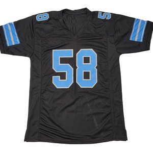 Penei Sewell Autographed Detroit Lions 2024 Black ALT Pro Style Jersey Beckett Witnessed