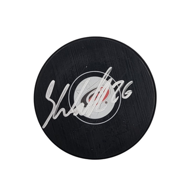 Sean Walker Autographed Carolina Hurricanes Logo Hockey Puck Beckett