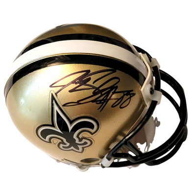 Jeremy Shockey Autographed New Orleans Saints Mini Helmet JSA Witnessed