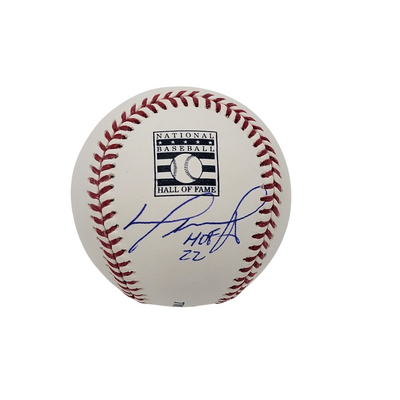 David Ortiz Autographed Boston Red Sox Hall of Fame Baseball W/ HOF 22 Beckett Witnessed