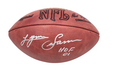 Lynn Swann Autographed Wilson Official NFL Game Football W/ HOF 01 Beckett Witnessed