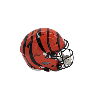 Ja'Marr Chase Autographed Cincinnati Bengals Speed Flex Helmet Beckett Witnessed
