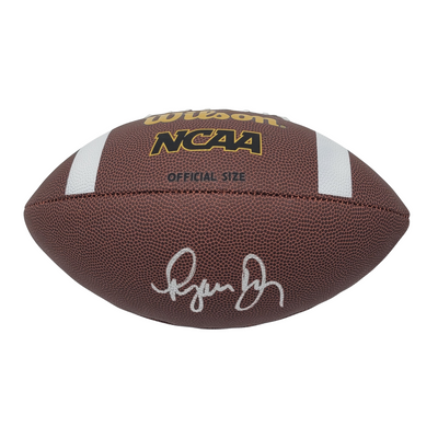 Ryan Day Autographed Ohio State Wilson NCAA Official Size Football Beckett Witnessed