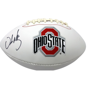 Urban Meyer Autographed Ohio State Buckeyes Logo Football Beckett Authenticated