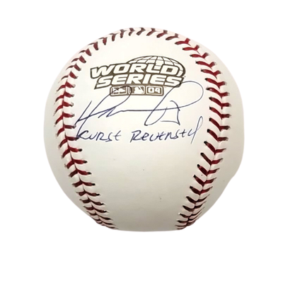 David Ortiz Autographed Boston Red Sox 2004 World Series Baseball W/ Curse Reversed Beckett Witnessed