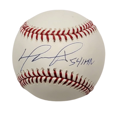David Ortiz Autographed Boston Red Sox MLB Baseball W/ 541 HR Beckett Witnessed
