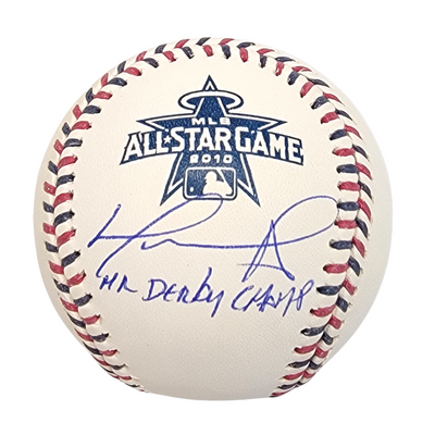 David Ortiz Autographed Boston Red Sox 2010 All Star Game Baseball W/ HR Derby Champ Beckett Wittnessed