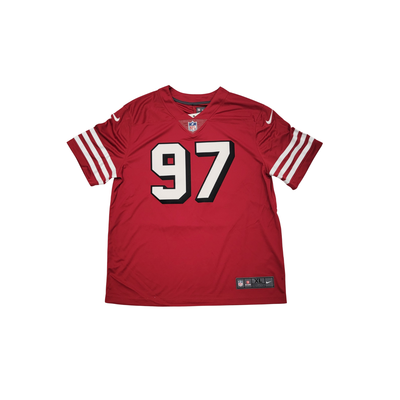 Nick Bosa Autographed San Francisco 49ers Nike Vapor Jersey Beckett Witnessed