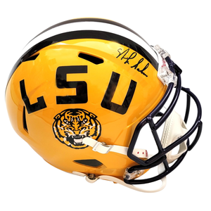 Nick Saban Autographed LSU Tigers Riddell Replica Helmet Beckett Witnessed