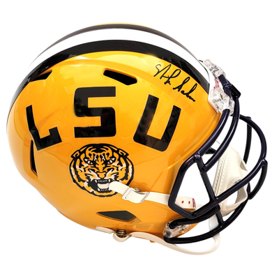 Nick Saban Autographed LSU Tigers Riddell Replica Helmet Beckett Witnessed