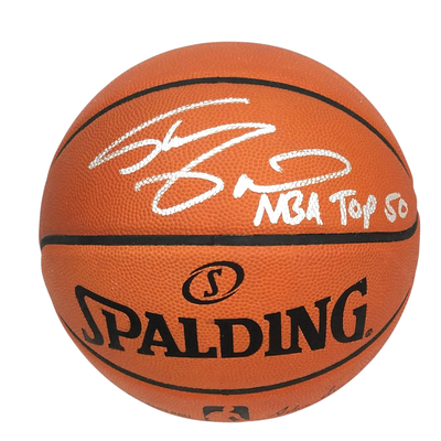 Shaquille O'Neal Autographed Los Angeles Lakers Heat Magic NBA Game Ball W/ NBA Top 50 Beckett Witnessed