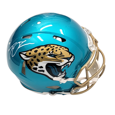 Trevor Lawrence Autographed Jacksonville Jaguars Authentic Flash Helmet Fanatics Authentic