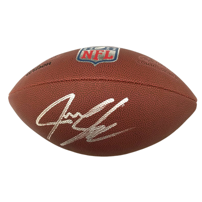 Jeremy Shockey Autographed New York Giants Saints NFL Replica Duke Football JSA Witnessed
