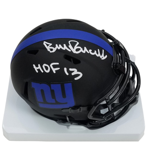 Bill Parcells Autographed New York Giants Riddell Eclipse Mini Helmet W/ HOF 13 Beckett Witnessed