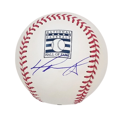 David Ortiz Autographed Boston Red Sox Hall of Fame Baseball Beckett Witnessed