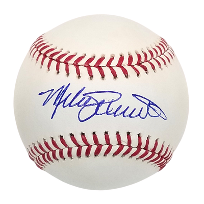 Mike Schmidt Autographed Philadelphia Phillies OML Baseball Beckett Witnessed