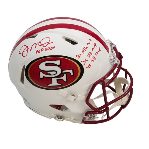 Joe Montana Autographed San Francisco 49ers Limited Edition Riddell Ma Joe Montana Autographed San Francisco 49ers Limited Edition Riddell Ma