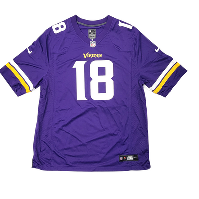 Justin Jefferson Autographed Minnesota Vikings Nike Game Jersey Beckett Witnessed