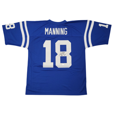Peyton Manning Autographed Indianapolis Colts 1998 Mitchell & Ness Throwback Blue Jersey Fanatics