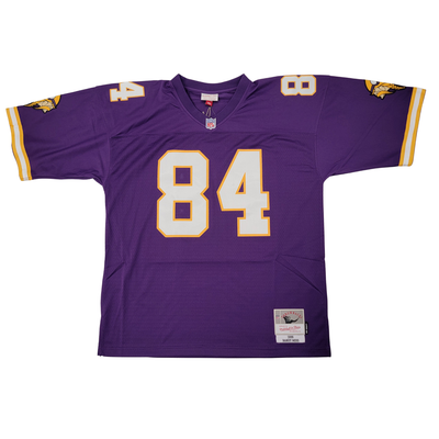 Randy Moss Autographed Minnesota Vikings 1998 Purple Mitchell & Ness Jersey Beckett Witnessed