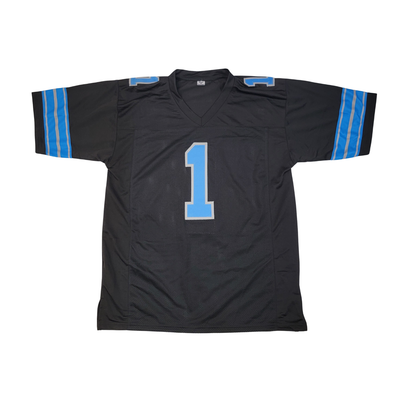 Jameson Williams Autographed Detroit Lions 2024 Black ALT #1 Pro Style Jersey Beckett Witnessed