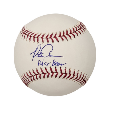 Pete Alonzo Autographed New York Mets OMLB Baseball W/ Polar Bear MLB Authenticated