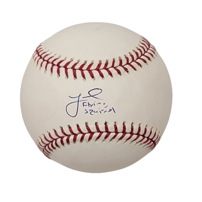 Jeff McNeil Autographed New York Mets OMLB Baseball W/Flying Squirrel MLB Authenticated