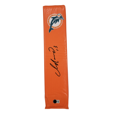 Dan Marino Autographed Miami Dolphins Touchdown Pylon Beckett Witnessed