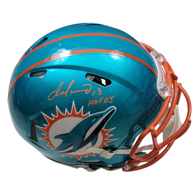 Dan Marino Autographed Miami Dolphins Riddell Speed Flash Authentic Helmet W/ HOF 05 Beckett Witnessed