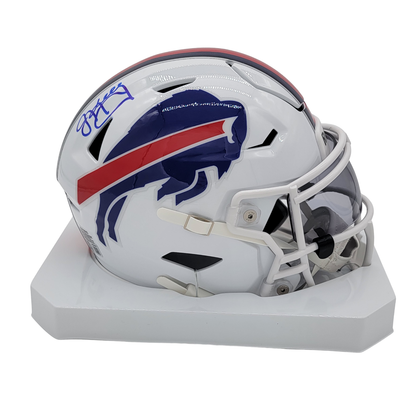 Jim Kelly Autographed Buffalo Bills Mid Size MIDI Speed Flex Helmet Beckett Witnessed