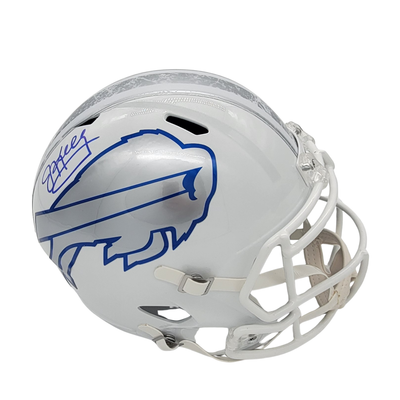 Jim Kelly Autographed Buffalo Bills Rivalries Replica Helmet Beckett Witnessed