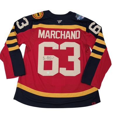 Brad Marchand Autographed Florida Panthers 2026 Winter Classic Fanatics Jersey JSA Witness