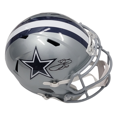 Emmitt Smith Autographed Dallas Cowboys Replica Helmet Beckett Authenticated